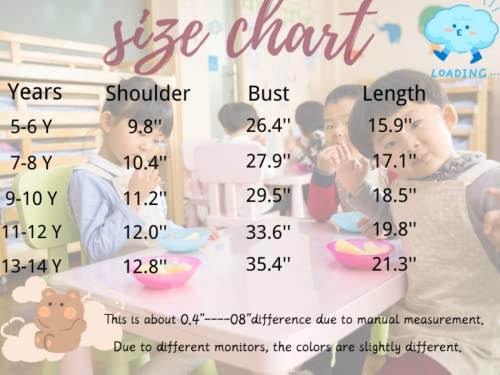 Meilidress Kids Girl's Crew Neck Sleeveless Tops Ruffle Trim Solid Color Cute T-Shirt Blouse Pullover 5-14 Years Yellow #TOP5