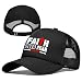 Faith Over Fear Psalms 118 6 God Jesus Cross Religious Christ Christian Hats for Men Women Funny Graphic Trucker Caps Classic Adjustable Soft and Breathable Mesh Baseball Cap Black Snapback Hat