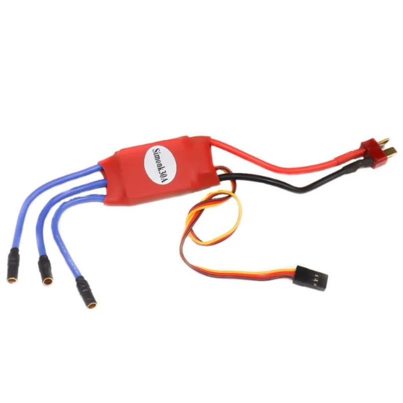 Image of Robocraze SimonK Red 30A BLDC ESC Electronic Speed Controller with Connectors for BLDC Motors in Quadcopters, Multirotor drones, RC Planes