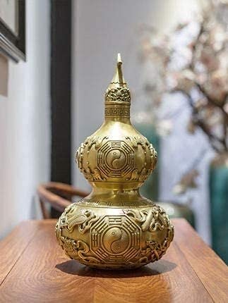 Centrotavola da tavolo per statuette di animali ornamenti, Feng Shui decorazione per la casa scultura in metallo ottone zucca statuetta ornamento artigianato s ufficio decorazioni casa 0519