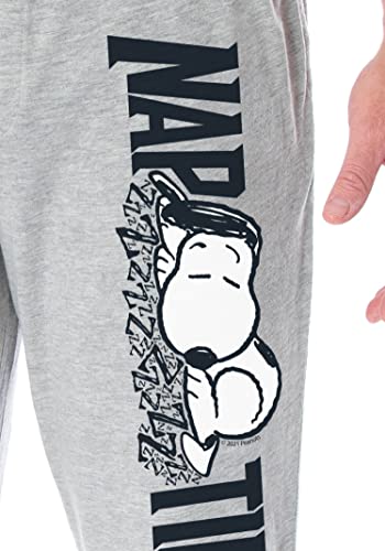 Peanuts Adult Snoopy Nap Time Character Loungewear Sleep Pajama Pants3