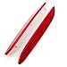 Three T Car Auto Side Marker Light Rear Bumper Trim Side Reflector Red For Jaguar XJ 2010-2017,Right Side + Left Side