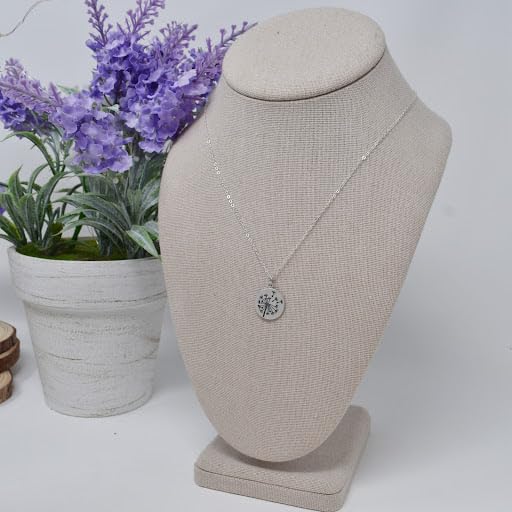 Mother and Daughter Dandelion Necklace Set. Mother and Three Daughter Jewelry. Mother's Day Gift. New Mother Gift. Adoptive Mother gifts 925 Sterling silver necklace set4