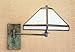 Arroyo Craftsman PSA-1OCS-RC Pasadena Wall Mount Swing Arm One Light Oak Tree Filigree, Raw Copper Metal Finish, Clear Seedy Glass