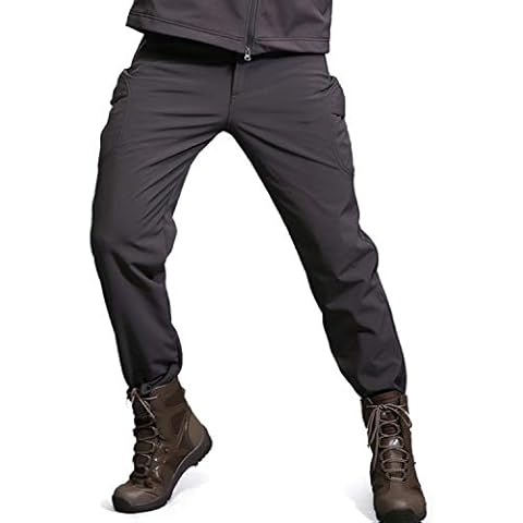 Freiesoldaten Men's Outdoor Hiking Trousers Waterproof Breathable Walking Pants Cover