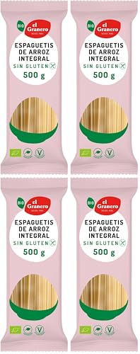 Espaguetis de arroz integral sin gluten para cenas ligeras y sanas