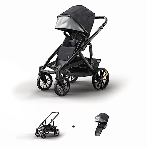 Veer Switch&Roll Stroller | 4 Wheel All-Terrain Stroller With Switchback Seat | Fits All Major Infant Car Seats (Adapters Sold Separate) | Shock Absorbing, Durable, Maneuverable, Collapsible #TOP1