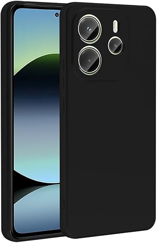 Zore Xiaomi ile uyumlu Redmi Note 14 4G Kılıf Zore Premier Silikon Kapak Siyah