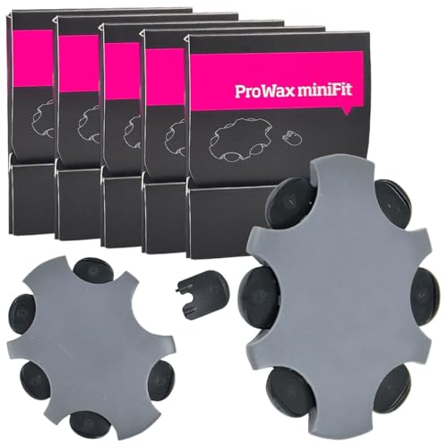 VGECEE Prowax Minifit Cerumenfilter Filter Cerumenfilter für Hörgeräte 5 Packung/30 STK. Prowax Minifit Hörgeräte Cerumenfilter Schwarz Hörgerätezubehör Kompatibel mit Oticon Bernafon Lautsprecher