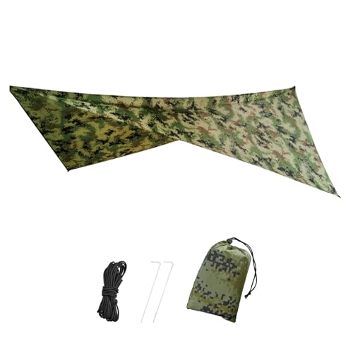 TRIWONDER Tarp Bivouac Imperméable Bâche de Tente Anti-Pluie Tapis de Sol Camping Abri Auvent...