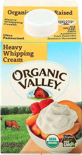 Organic Valley, Cream Heavy Whipping Ultra-Pasturized Organic, 16 Fl Oz #TOP16