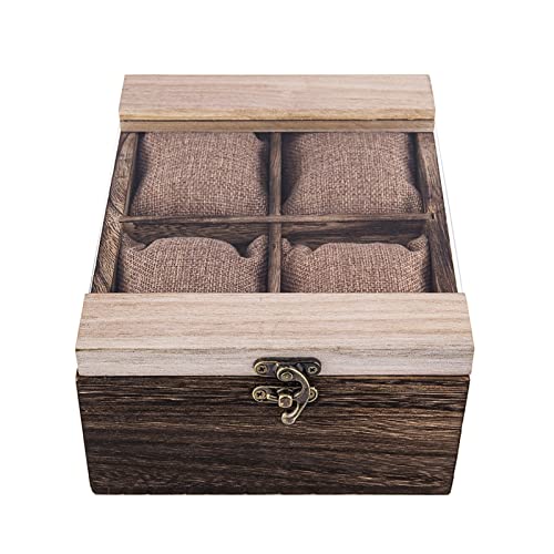 Organisateur de montre bois boîte de rangement présentation bijoux