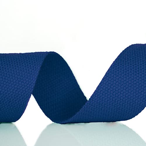 Trimz Cotton Webbing - Navy - 25mm x 5m - Image 3