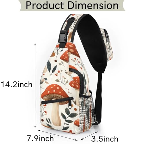 Sling Bag para mujeres y hombres, bolsa cruzada unisex miniatura 2