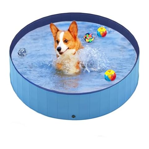 MEgegulo Foldable Dog and Cat Pool Cover