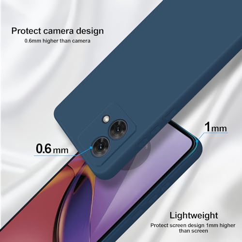 GiiYoon Case Compatible with Motorola Moto G84, Silky-Soft Touch Full-Body Protective Phone Silicone Case - Image 3