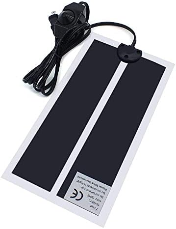 MODUODUO Reptile Heating Mat for Amphibians Tortoises Gecko Snake,Under Tank Heater (7W)