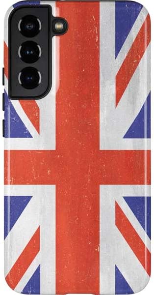 Skinit Pro Phone Case Compatible with Galaxy S22 Plus - Scotland Flag Distressed Design