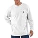 Carhartt Men's Workwear Midweight Jersey Pocket Long-Sleeve T-Shirt K126, White, Medium