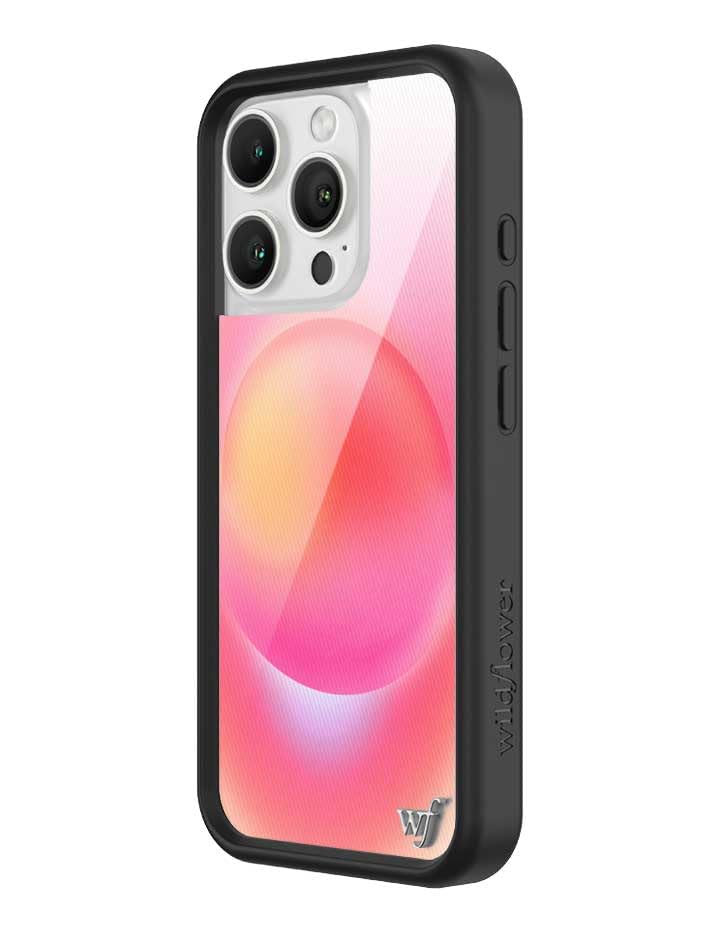 Image of Wildflower Cases - iPhone 16 Pro Compatible - Hot Pink Aura