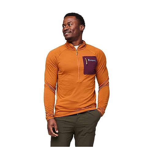 Image of Cotopaxi Otero Fleece Half-Zip Pullover - Men's Sienna X-Large