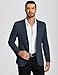COOFANDY Men’s Casual Blazer Jacket Slim Fit Sport Coat Fashion Suit Blazer Navy Blue, M