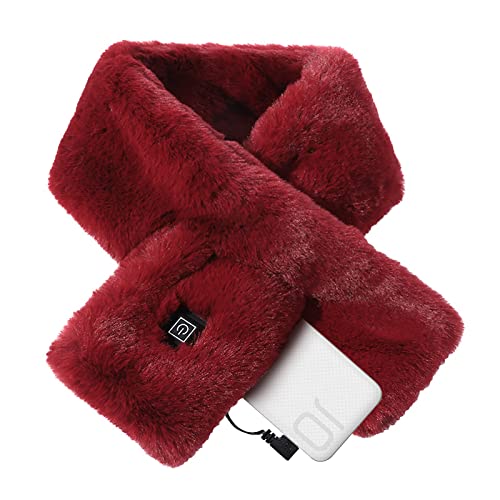 Winter USB Heated Scarf Women Neck Heating Pad Electric Heated Neck Neck Wrap Scarf Neck Warmer Warm Neckerchief
