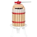 Best Choice Products 6L (1.6 Gal) Fruit Wine Press Cider Grape Crusher Wood Basket Juice Maker Kitchen