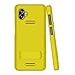 Wireless ProTech Case Compatible with Samsung Galaxy XCover6 Pro (SM-G736), Shell Case and Belt Clip Holster Combo with Kickstand and Screen Protector (Yellow)