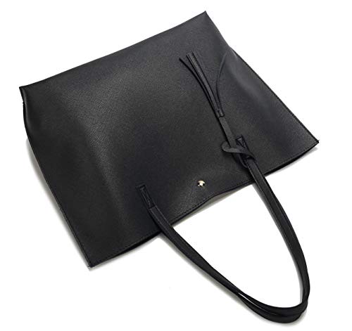 Image of Women Tote Bags Top Handle Satchel Handbags PU Faux Leather Tote Bag with Tassel Shoulder Purse