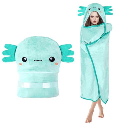 Couverture portable pour adulte et enfant sweat dhiver chaud avec capuche