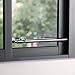 TURBRO Adjustable Window Security Lock Bar, Sliding Door Jammer, Extendable from 15.5