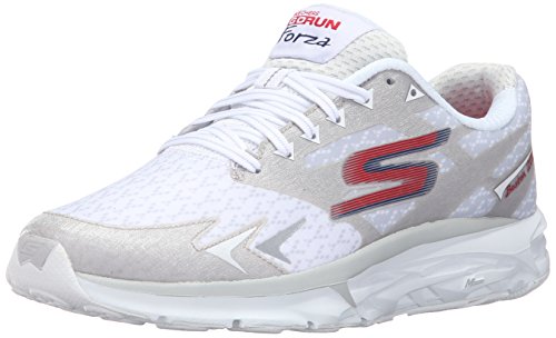 Skechers Performance Women's Go Run Forza Boston Running Shoe,White,6 M US