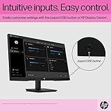 HP 24 Inch FHD Monitor | Full HD IPS LCD | 75hz Refresh Rate | 250 Nits Brightness | 1000:1 Contrast Ratio | AMD FreeSync | Tilt Adjust | 1x HDMI 1.4, 1x DisplayPort 1.2, 1x VGA | Black | V24ie G5 - Image 6