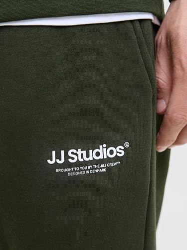 Upim, Pantaloni Jogging In Felpa Di Cotone Uomo, Unisex, Verde Scuro, Taglia: M - 7