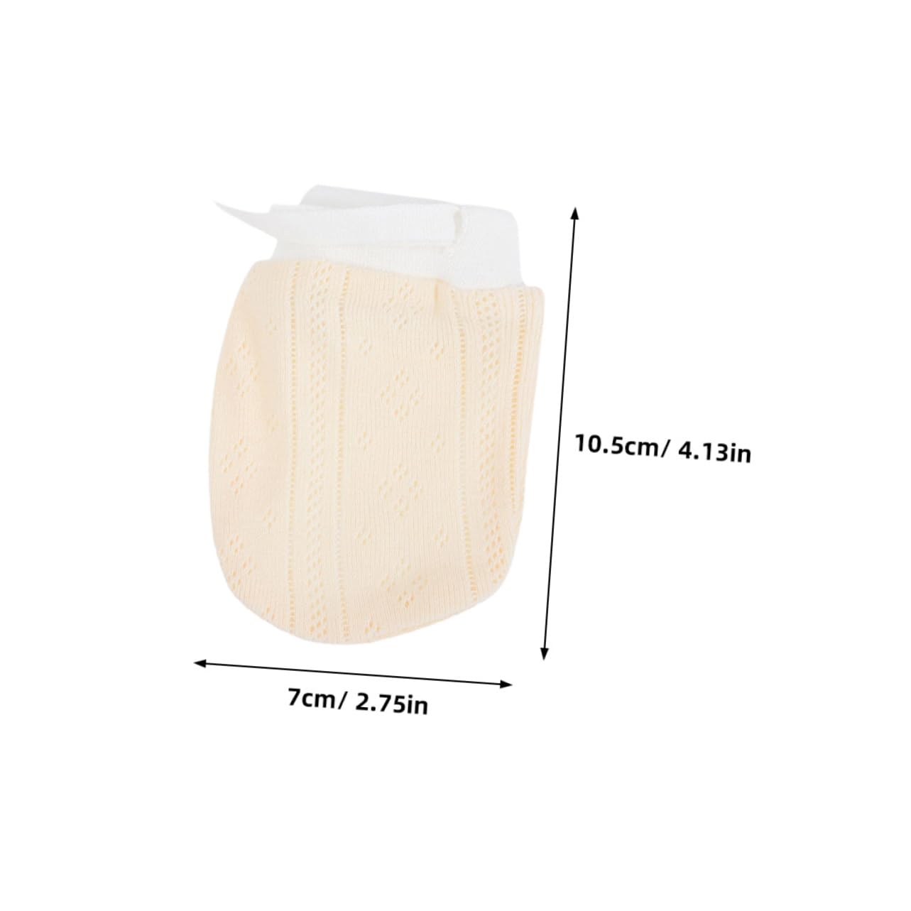 CONGARTENO Newborn Mittens 4 Pairs Breathable Baby Gloves No Scratch Mittens for Girls Soft Fabric