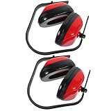 VALICLUD 2 Stück Verstellbare Gehörschutz ohrenschützer Erwachsene und Lärmschutz kapselgehörschutz mit Weichem Gepolstertem Bügel Langlebig Komfortabel und Anpassbar für Schule und