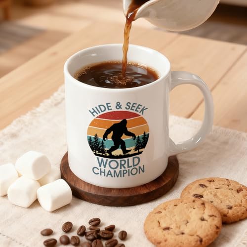 Taza de cerámica con diseño Sasquatch 11 oz miniatura 4