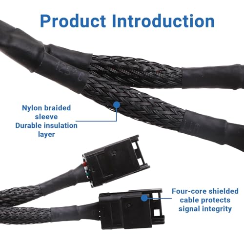 Cable CAN Bus Holley EFI divisor blindado que duplica la conexión sin interferencias 5