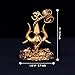Artarium Trishul Damru Statue Table Decorative Showpiece Item Hindu God Idols Shiv Trident Symbol Shiv Trishul Statue for Car Dashboard Idol Best Birthaday Gifts for Women Size - 3.9 Inch