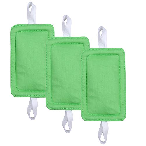 Image of Door Silencer Door Jammer Door Closer Cushion Nursery Door Silencer Door Latch Cover 3 Pack for Noise Reducing Quiet Doors Baby Toddler Safety 3.25 x 5.5 Inch (New Green)