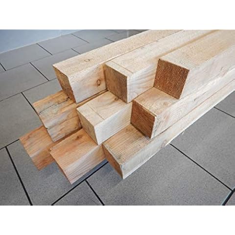 Lärche KANTHOLZ BALKEN PFOSTEN QUERRIEGEL HOLZ BAUHOLZ 12x12cm 200cm LÄNGE (2) Cover