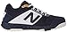 New Balance Men's 3000v4 Turf Baseball Shoe, Navy/White, 10 D US