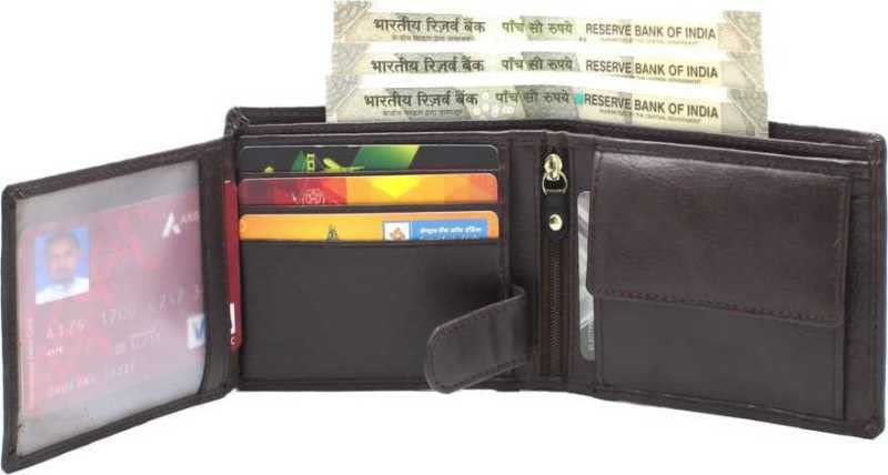 Dark Tan Genuine Leather RFID Wallet3