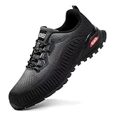 SKOKOD Steel Toe Shoes for Men Anti Puncture Building Work Shoes Non Slip Safety Composite Toe Shoes