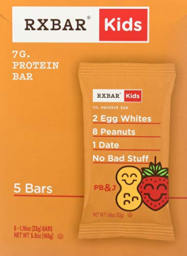 Rxbar, Kids Bars Peanut Butter Jelly 5 Count, 5.8 Ounce