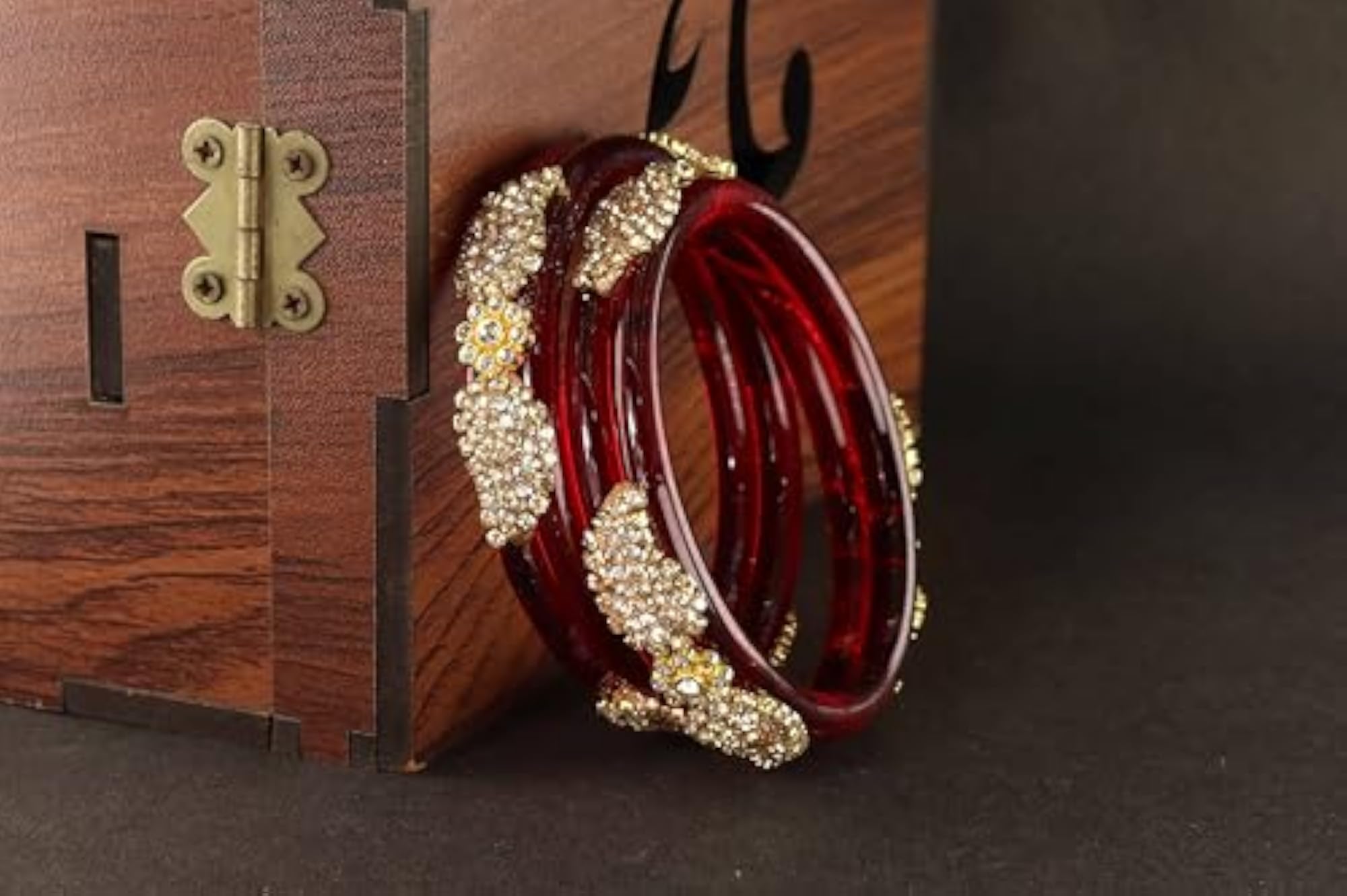 Fancy Kada Set for Glass Bangles, Set of 2