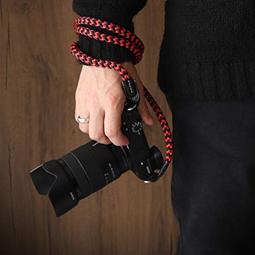 MegaGear Correa de Mano Algodón Ajustable para Cámara DSLR SLR, Compatible con Canon Nikon Sony Olympus Pentax Fujifilm Leica - imagen 4