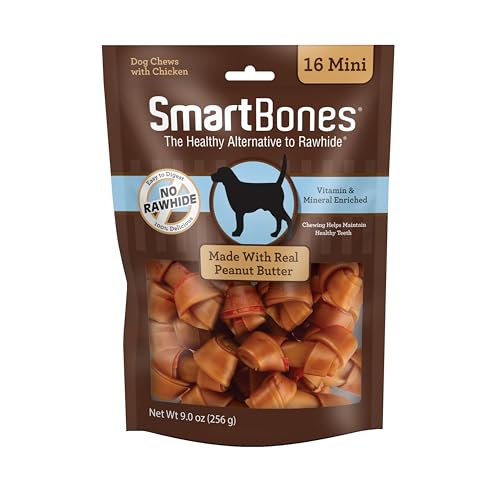 SmartBones SBPB-00211 Mini masticables con Mantequilla de Cacahuete...