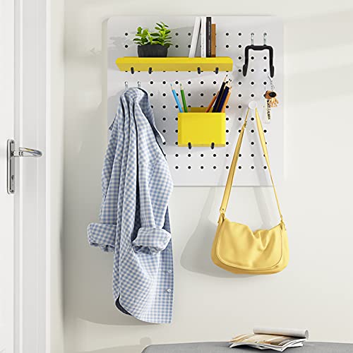 15Pcs Pegboard Double Hooks Drill, Yocomey Premium Metal Pegboard Accessories For Power Drill Holder Tool,Pegboard Hook For Organize Tools,Garage Storage,Workbench (3 Shapes) #TOP4